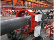 Автоматизированный комплекс на основе лазерных сканеров для измерения размеров и формы труб большого диаметра на конвейере